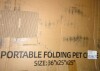 Pettycare 36" x 25" x 25" Soft Collapsible Crate for Small Dogs, 4-Door Portable Foldable Soft Kennel with Chew Proof Mesh Windows for Indoor & Outdoor Travel Grey New in Box $199 - 2