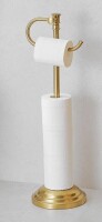 BESy Bathroom Free Standing Toilet Paper Holder with Weighted Base B_TPH_00020_01_BG New In Box $89