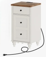 Charlton Home&reg; Scarlett Solid Wood End Table New In Box $299