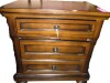 Cumberland 3 Drawer Brown Cherry Nightstand New Floor Model $299 - 2