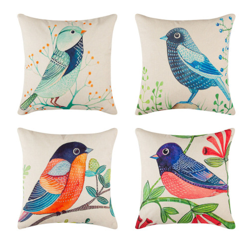 Topfinel Printing KD128 Outdoor Square Pillow Cover (Set of 4), 18'' H X 18'' W X 1'' D New in Box $79