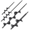 VEVOR Auger Drill Bits for Planting Set of 4, Garden Auger Drill Bit, Spiral Drill Bit for Post Hole Digger, Bulbs Planting & Holes Digging, for 3/8" Hex Drive Drill New In Box $79