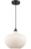 Trans Globe Lighting Aristo 1-Light 12 inch Black Shaded Pendant Ceiling Light New In Box $299