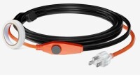 VEVOR Pipe Heating Cable, 6 ft. 7W/FT Heat Tape for Pipes with Built-in Thermostat, Water Pipe Heat Cable Protects PVC Hose, Metal and Plastic Pipe from Freezing New In Box $79