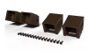 FORTRESS Inspire Railing Stair Aluminum Brown Brackets (Set of 4) New In Box $199