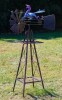 August Grove&reg; 61.8" Tall Iron Windmill with Flapping Iridescent Dragon & Weather Vane New Open Box $299