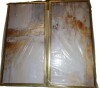 Mercer41 Golden And Beige Abstract Fusion - Abstract Wall Art Living Room Set Of 2, 15" x 30" New In Box $299 - 2