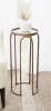 Mercer41 Pomeroy Metal Drink Table 11" x 11" x 24" New In Box $299