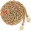 VEVOR Transport Binder Chain, 3/8" x 20' Tow Chain with Grab Hook New In Box $199