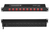 VEVOR 1U PDU, 10 Outlets, Rack Mount Power Strip Fits Standard 19" Server Racks, with Independent Switch Surge Protection & Overload Protection, 110-125V/15A, Ideal for Home and Office New In Box $79