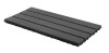 HumblePleb 1 ft. x 2 ft. 24 pieces of Dark Gray Plastic Outdoor Terrace Deck Tiles, DIY Interlocking Decking Floor Tiles New In Box $299