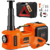 VEVOR Electric Car Jack, 5 Ton/11023 LBS Hydraulic Jack with Electric Impact Wrench, Portable Car Lift with Built-in Inflatable Pump, and LED Light for SUV MPV Sedan Truck Change Tires Garage Repair New in Box $299