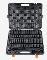 VEVOR 1/2" Drive Impact Socket Set, 65 Piece Socket Set SAE 3/8" to 1-1/4" and Metric 10-24mm, 6 Point Cr-V Alloy Steel for Auto Repair, Rugged Construction, Easy-to-Read Size Markings, Storage Case New In Box $199