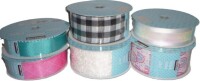 Kirkland Signature Wire Edged Ribbon, 2.5 in. x 50 yds / 1.5 in. x 50 yds New Assorted