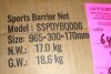 VEVOR Barricade Backstop Net, 20x10 ft Ball Sports Barrier Netting, Portable Practice Equipment with Carry Bag, Protection Screen for Baseball Softball Lacrosse Soccer Hockey Training, for Backyard New In Box $299 - 2