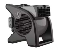Lasko Pivoting 11.2 in. 3 Speed High Velocity Blower Fan for Home, Job Site in Gray, 375 CFM, 2 120V Outlets, Circuit Breaker New In Box $299