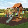 Big Backyard Sandy Cove Wooden Swing Set (2 Boxes/Slide) New in Box $1999