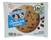 Lenny & Larry's Protein Cookie Chocolate Chip, 16g Plant Protein, Vegan cookie with 10g fiber, non-GMO ingredients, and chocolate chip flavor New Best by 1/2027