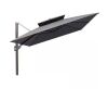 CloudFly 12 ft. x 9 ft. Cantilever Patio Umbrella with 6-Tilt Positions Outdoor Offset Umbrella in Gray New in Box $599