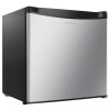 Upstreman 1.7 Cu ft Fridge with Freezer, Single Door Compact Refrigerator, Low Noise, Energy Saving, Adjustable Temperature, Reversible Door, for Home Office Dorm, Stainless Steel FR17, On Working $299