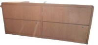 Oak 4 Drawer Credenza