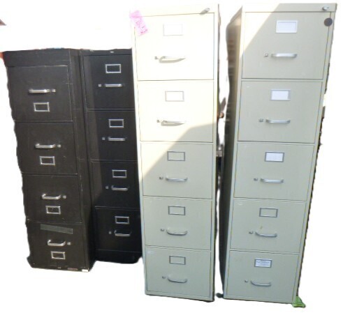 Hon/Steelcase Letter File Cabinet 4/5 Drawer Asst