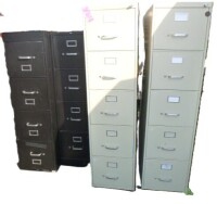 Hon/Steelcase Letter File Cabinet 4/5 Drawer Asst