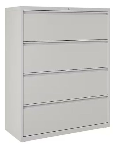WorkPro&reg; 36"W x 18-5/8"D Lateral 4-Drawer File Cabinet, Light Gray New in Box $799