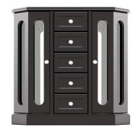 RRD Solid Wooden Jewelry Box with Storage Drawers (Similar to Picture) $79