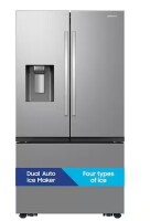 Samsung 36 in. 31 cu. ft. Mega Capacity Standard Depth 3-Door French Door Refrigerator in Stainless Steel with Four Types of Ice New $3299