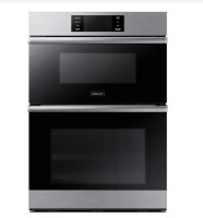 Dacor - Contemporary 30" Electric Wall Oven with Built-In Microwave in Stainless - Stainless Steel/silver New $8999