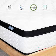Molbius 10" Queen Size Hybrid Medium Firm Memory Foam Mattress with Individual Pocket Springs, Fiberglass Free Bed, Breathable, CertiPUR-US, New in Box $799