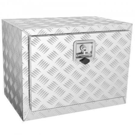 VEVOR Underbody Truck Box, 24" x 14" x 16" Pickup Storage Box, Heavy Duty Aluminum Diamond Plate Tool Box with Lock and Keys, Waterproof Trailer Storage Box with T-Handle Latch for Truck, Van, Trailer, New in Box $299