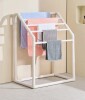VEVOR Towel Rack, 5 Bars Outdoor PVC Towel Holder, Freestanding Pool Towel Hanger Stand with Clips, Bag & Hook, Outdoor Indoor Quilt Drying Rack Organizer, Bathroom, Spa, White, Ideal for Poolside New In Box $199