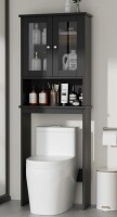 Ebern Designs Bellavance 65.4"H Bathroom Cabinet Over the Toilet Storage New In Box $199