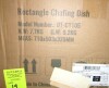 VEVOR Roll Top Chafing Dish Buffet Set, 9 Qt, Stainless Steel Chafer with 2 Half Size Pans, Rectangle Catering Warmer Server with Visible Lid Water Pan Stand Fuel Holder Clip, for at Least 9 People New In Box $299 - 2