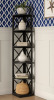 Beachcrest Home&trade; Darek 63.75" H x 12" W Corner Bookcase -Black New In Box $299