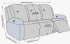 Brayden Studio&reg; Wald 3 Seat Stretch Recliner Chair Covers, Reclining Couch Covers Sofa Slipcover $199 - 2