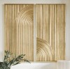 Elysia Abstract Metal Modern Wall D&eacute;cor (2-Piece Set) New In Box $299