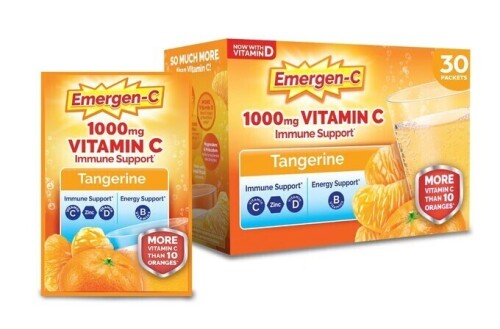 Emergen-C Vitamin C Dietary Supplement Drink Mix Powder - Tangerine - 30ct New Best by 1/2028