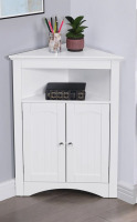 Ebern Designs Sideboard Cabinet, Corner Cabinet, Bathroom Floor Corner Cabinet with Doors and Shelves, Kitchen, Living Room, Free Standing Storage Cabinet for Bathroom New in Box $299