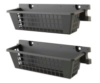 Suncast 25 x 7.25 Inch Basket Accessory for Outdoor Shed, Black (2-Pack) New In Box $299