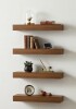 Latitude Run&reg; Wooden Floating Wall Shelves (Set of 4), 1.97" H x 16.14" W x 3.94" D New In Box $199
