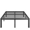 Alwyn Home Queen Ottery Heavy Duty 18" Metal Bed, No Box Spring Needed, Slots for Headboard Attachment, No Noise New In Box $299
