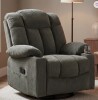 Rebrilliant Compact Chenille Recliner Chair with Swivel Base and Cup Holders New in Box $699