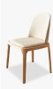 Red Barrel Studio Cream + Brown Solid back side Chair New in box $699