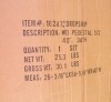 Cole And Grey Wood Handmade Pedestal Side End Accent Table New in Box $299 - 2