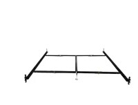 Hollywood Bed Frame Universal Black Adjustable Bedframe Headboard Footboard Hook on Bed Rails New in Box $299