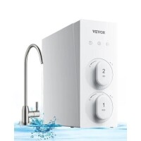 VEVOR Reverse Osmosis System, 400 GPD 8-stage Tankless Reverse Osmosis Water Filter, Under Sink Water Filtration System, 2:1 Pure to Drain, Reduces TDS, Lead, Chlorine, Bad Taste, Odor, New in Box $299