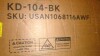 Ebern Designs 59'' Wooden Kitchen Island With Storage, Rectangular Bar Table With Drawer And Wine Rack, Black, New in Box $399 - 2